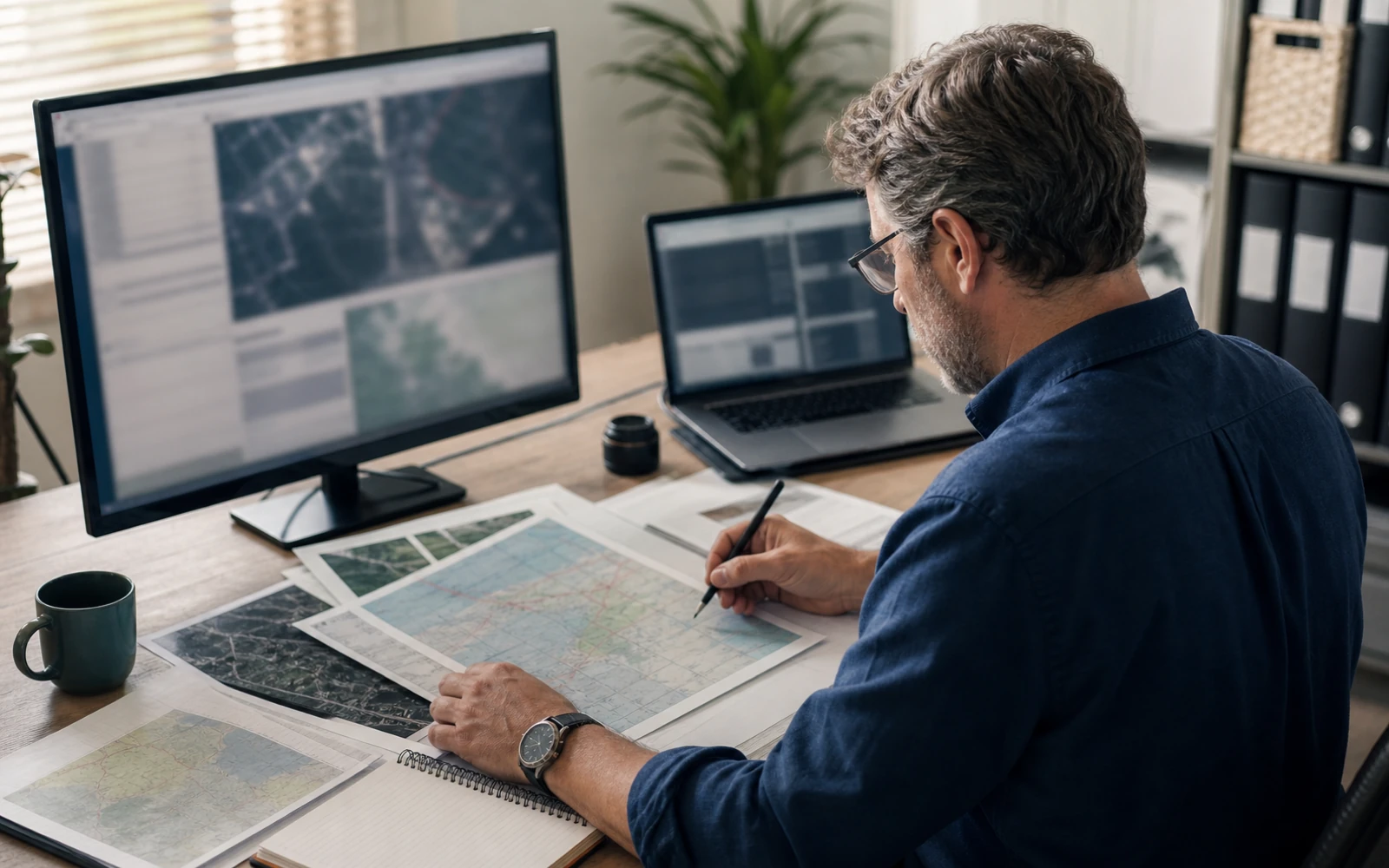 Researcher reviewing lawful people-search pathways